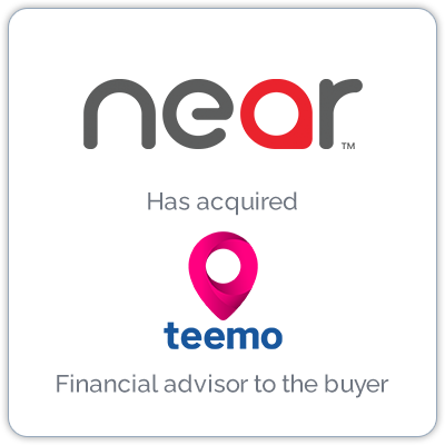 Near, the world’s largest source of intelligence on people and places, acquired Paris-based location intelligence platform, Teemo.